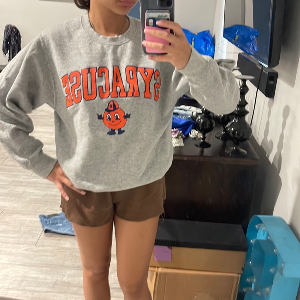 Syracuse Orange - Adult Small Grey Crewneck